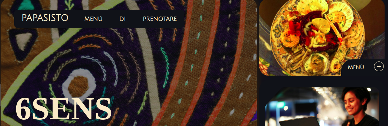 Realizzazione Website Ancona-Senigallia:Ristorante 2 Realizzazione Website Ancona-Senigallia. Layout Ristorante