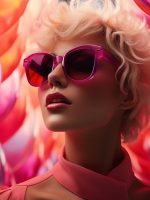 young adult woman with blond hair wearing sunglasses looking glamorous generated by artificial intelligence scaled Kriica Online Web Designer Freelance
